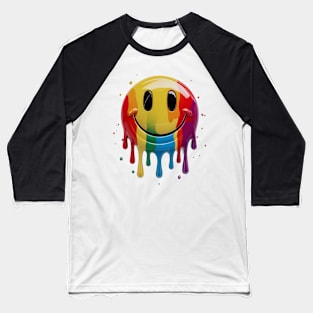 Smiley Face Baseball T-Shirt